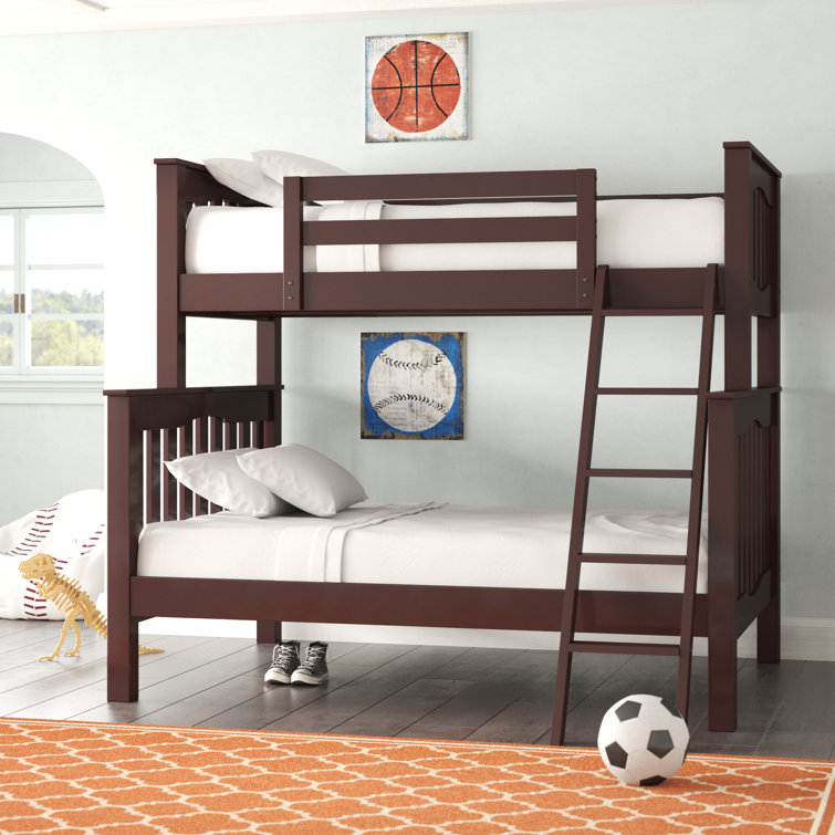 set of bunk beds