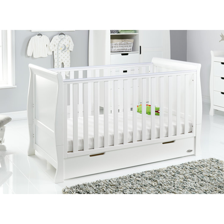 wayfair grey cot bed