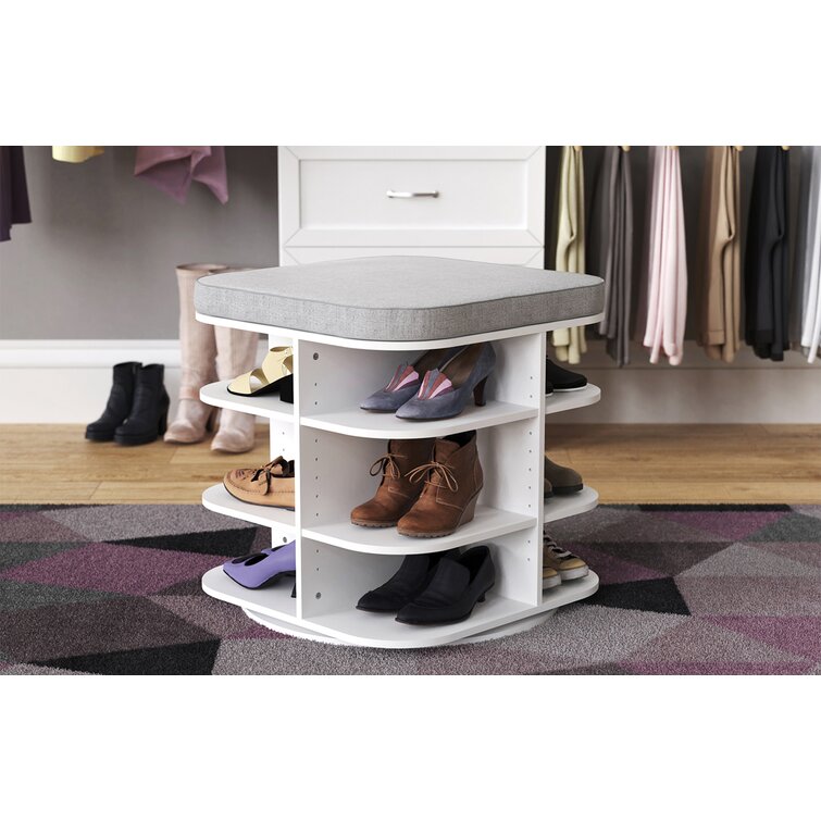 ClosetMaid Rotating Shoe Storage Bench | Wayfair.ca