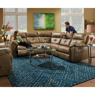 Go to store & view more images Barnett Reclining Sectional by Alcott Hill