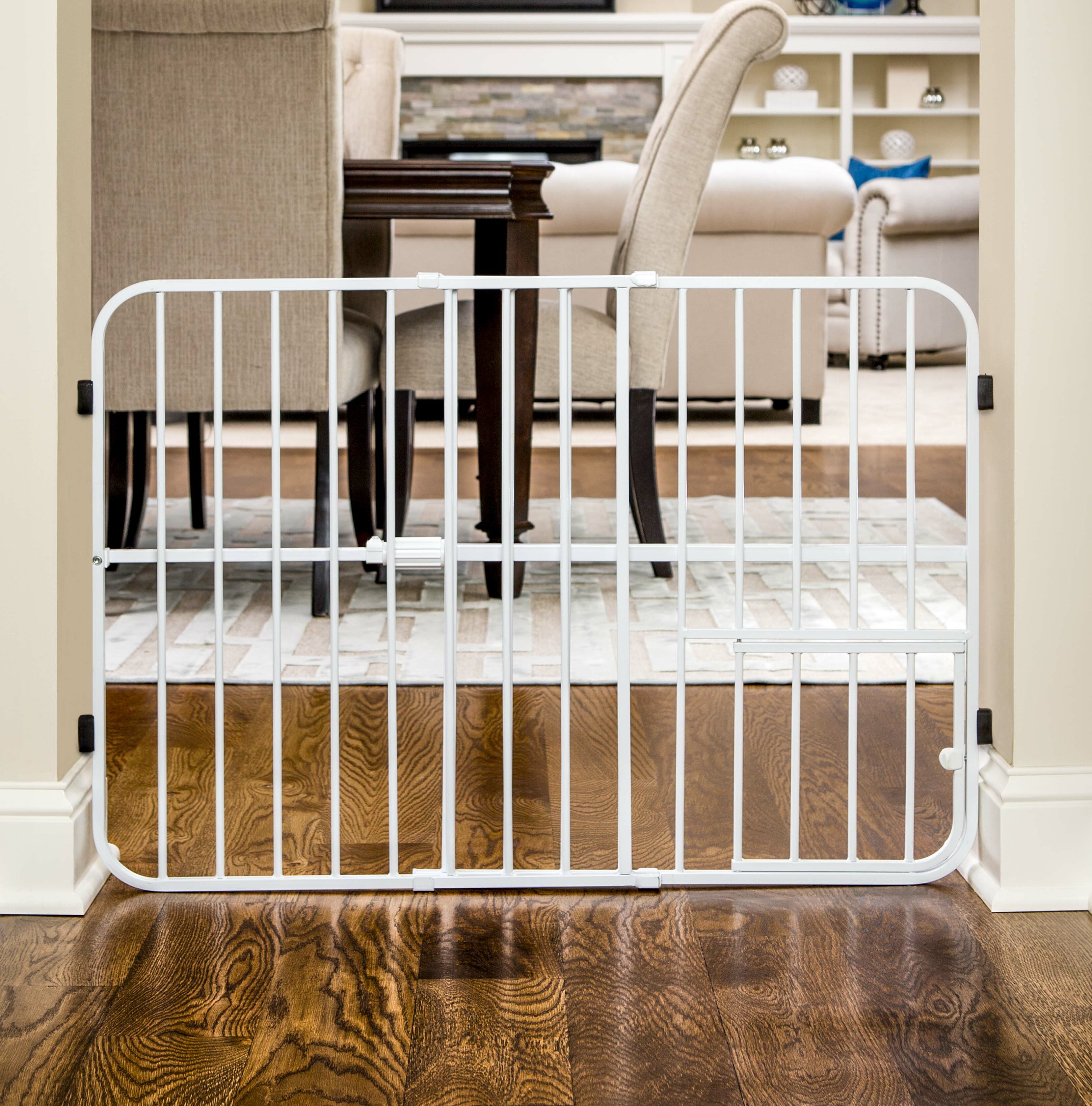 pressure mounted pet gate