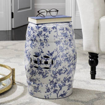 Mercury Row Knudsen Ceramic Garden Stool Reviews Wayfair
