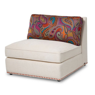 Go to store & view more images Michael Amini Studio Sacramento Armless Lounge Chair