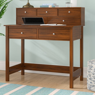 Go to store & view more images Strickland Secretary Desk with Hutch by Beachcrest Home