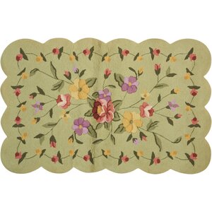 Cherie Green/Yellow Area Rug