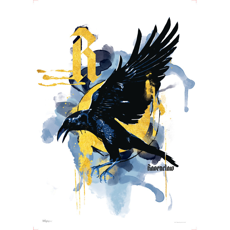 Mightyprint Harry Potter House Urban Watercolor Ravenclaw Wall