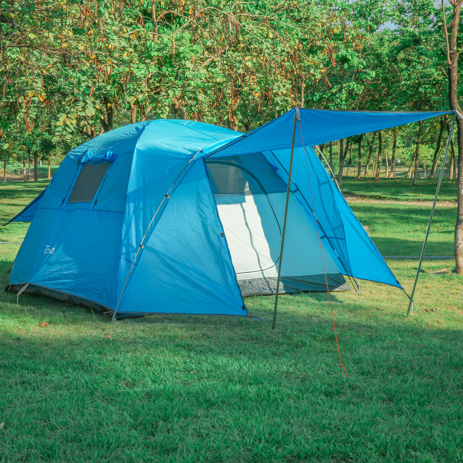 Tooca Camping 4 Person Tent with 