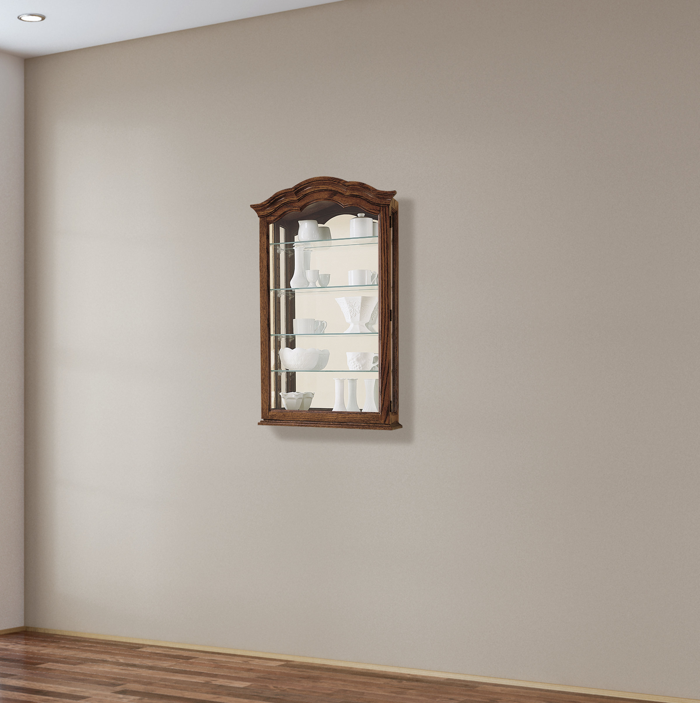 Brammer Wall Mounted Curio Cabinet Brammer Wall Mounted Curio Cabinet