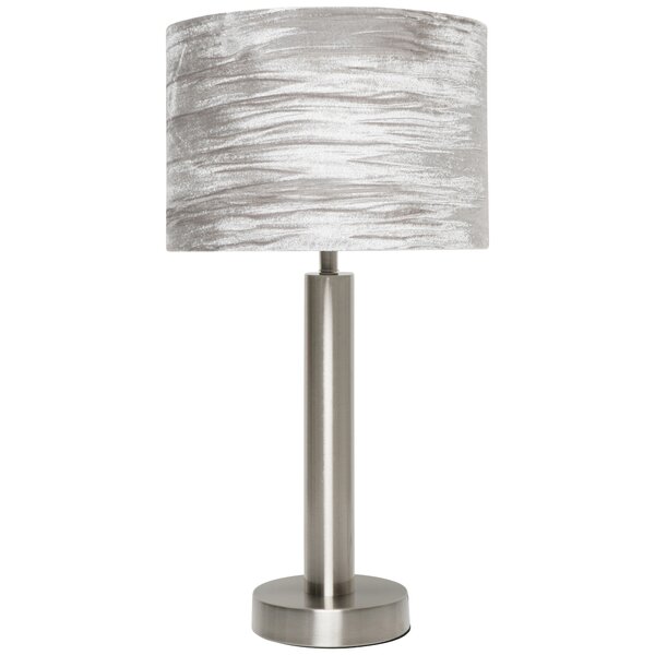 crushed velvet bedside lamp