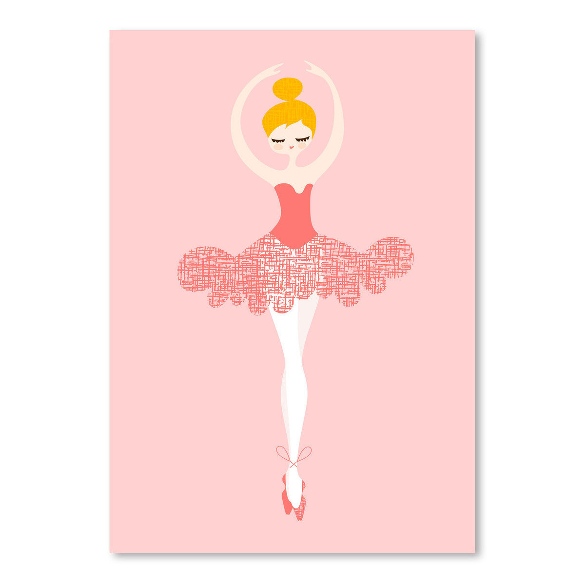 Viv Rae Roseann Ballerina Pointe Paper Print Wayfair