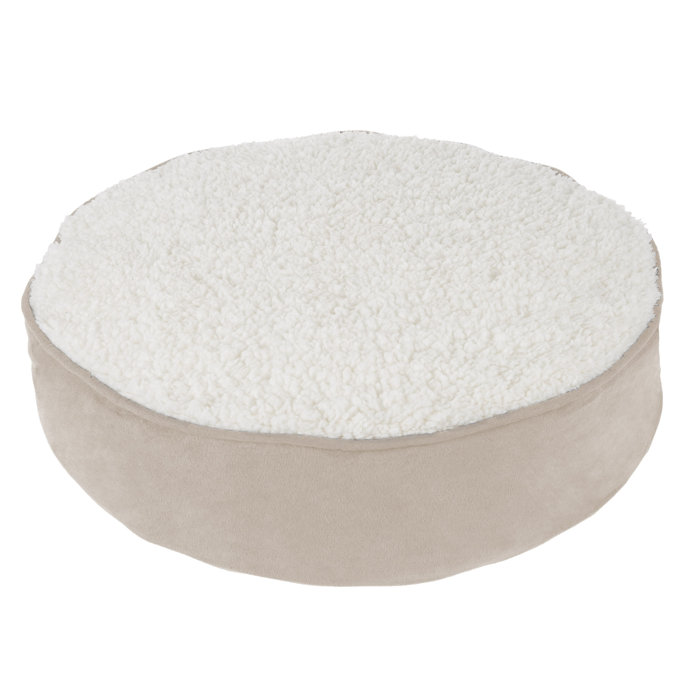 Deena Round Sherpa Memory Foam Pet Pillow Reviews Joss Main