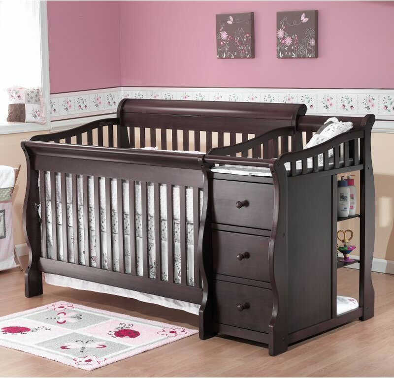 Sorelle Princeton Elite 4 In 1 Convertible Crib And Changer