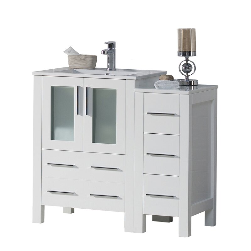 Blossom 36" Single Bathroom Vanity Base Only | Wayfair