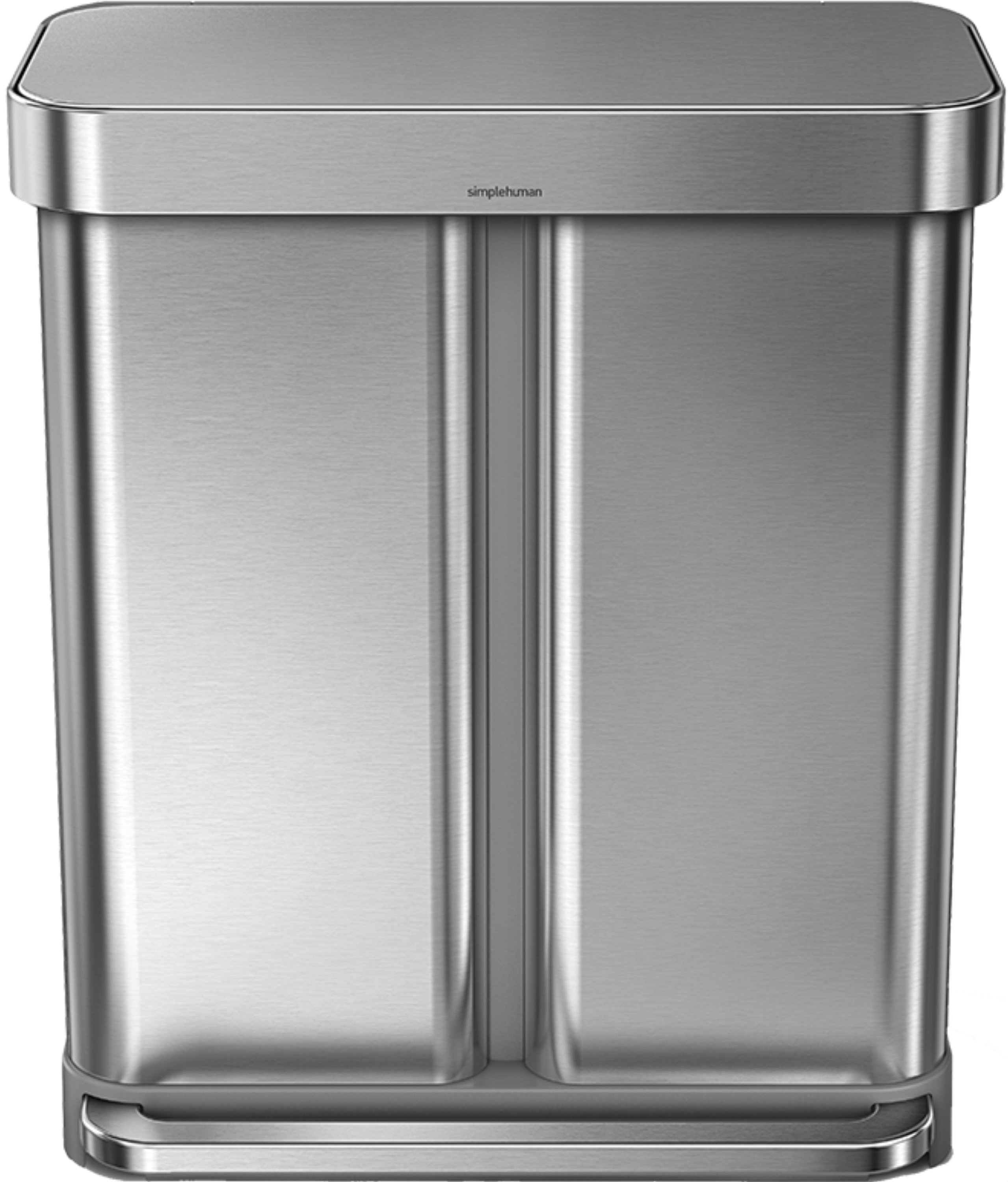 Simplehuman 9 Gallon Step On Multi Compartments Trash And