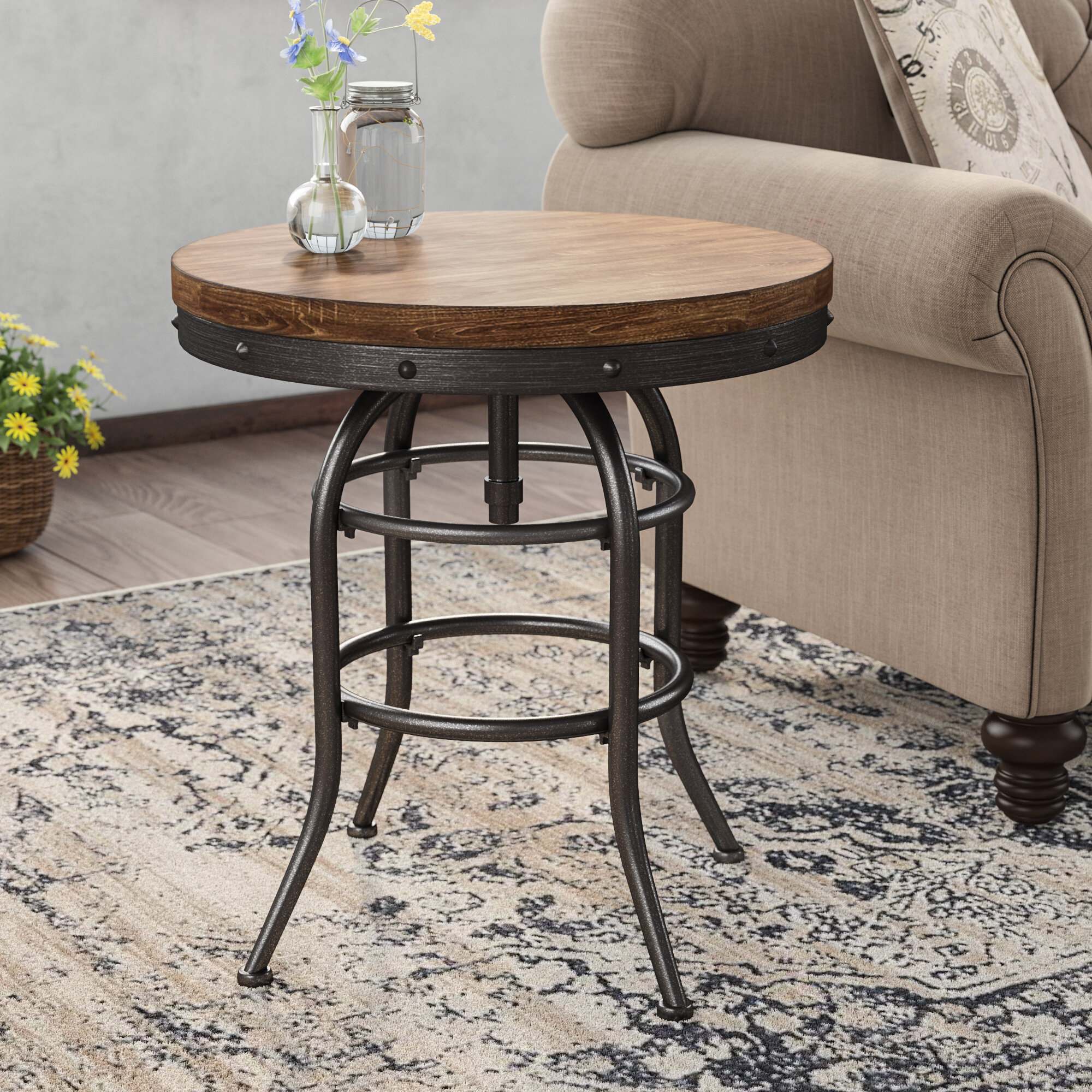 Modern Farmhouse End Side Tables You Ll Love In 2020 Wayfair