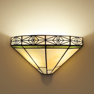 battery operated stained glass wall sconces