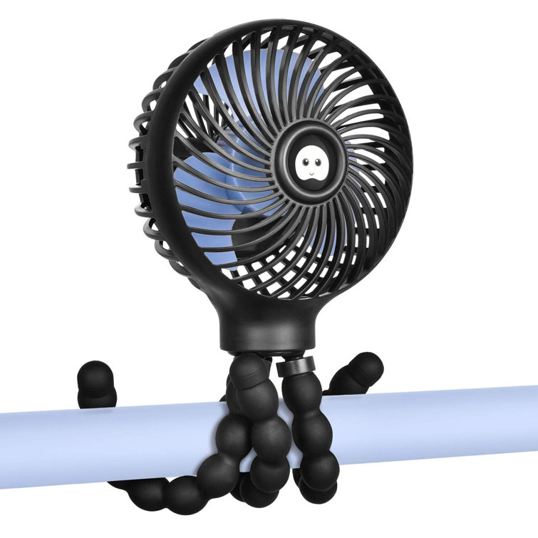 Guangming Mini Ventilateur Portatif Personnel Ventilateur De Poussette De Bebe Ventilateur De Siege De Voiture Ventilateur De Bureau Avec Trepied Flexible Sur Poussette Lit D Etudiant Berceau De Voiture Alimente Par Usb Ou