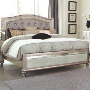 Annunziata Upholstered Panel Bed by Wi..