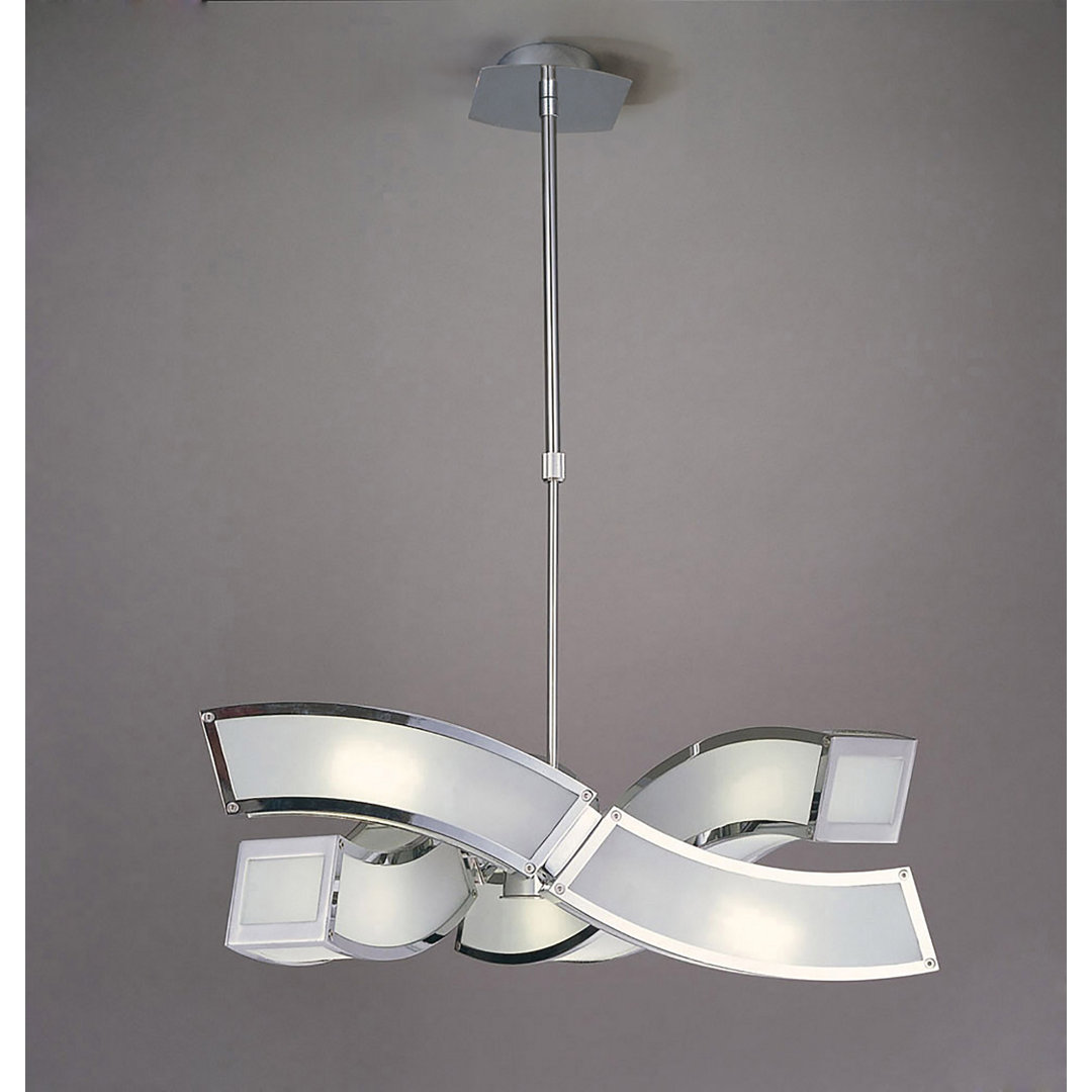 Perspections Geometrische Pendelleuchte 6-flammig Hobucken