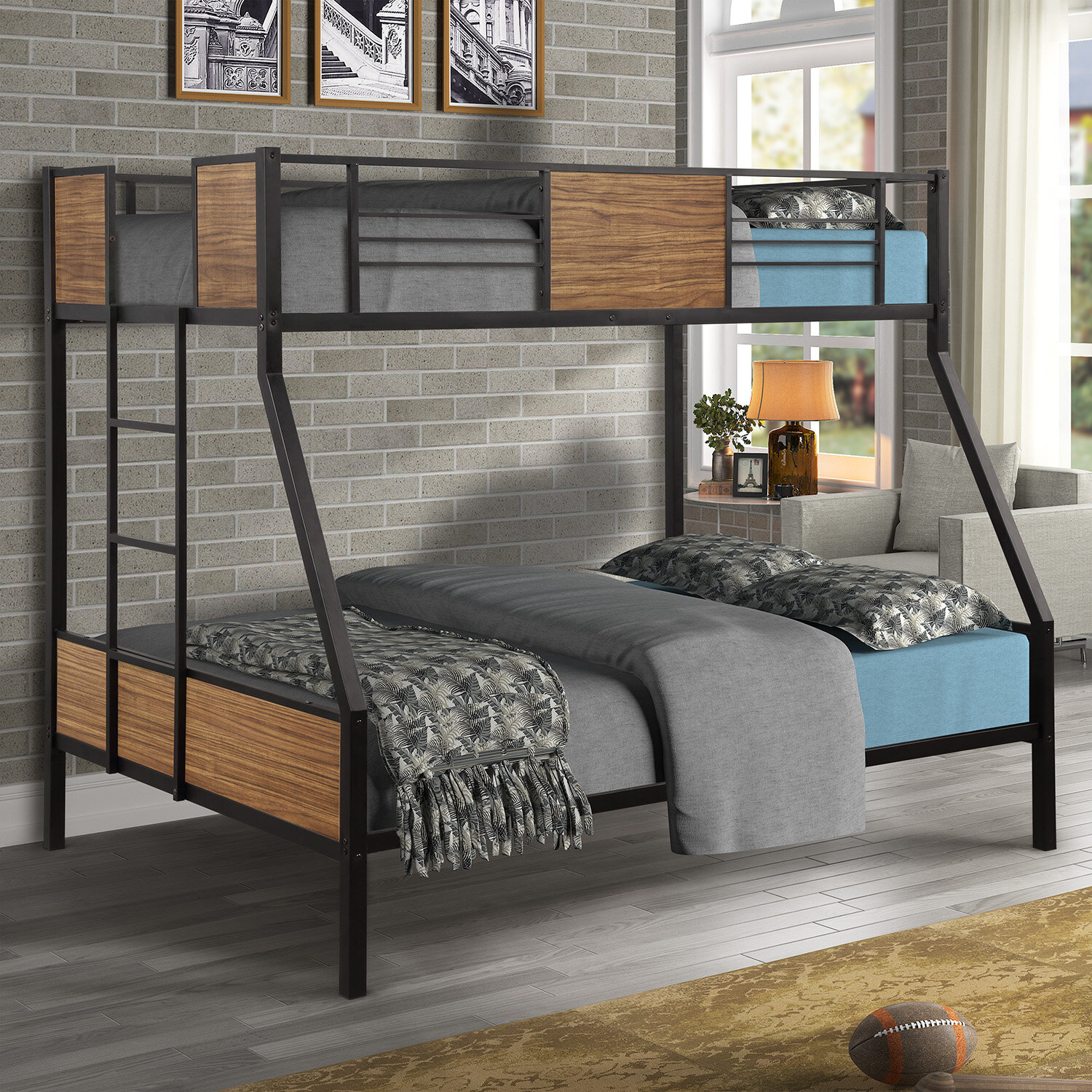 twin over full loft bunk bed