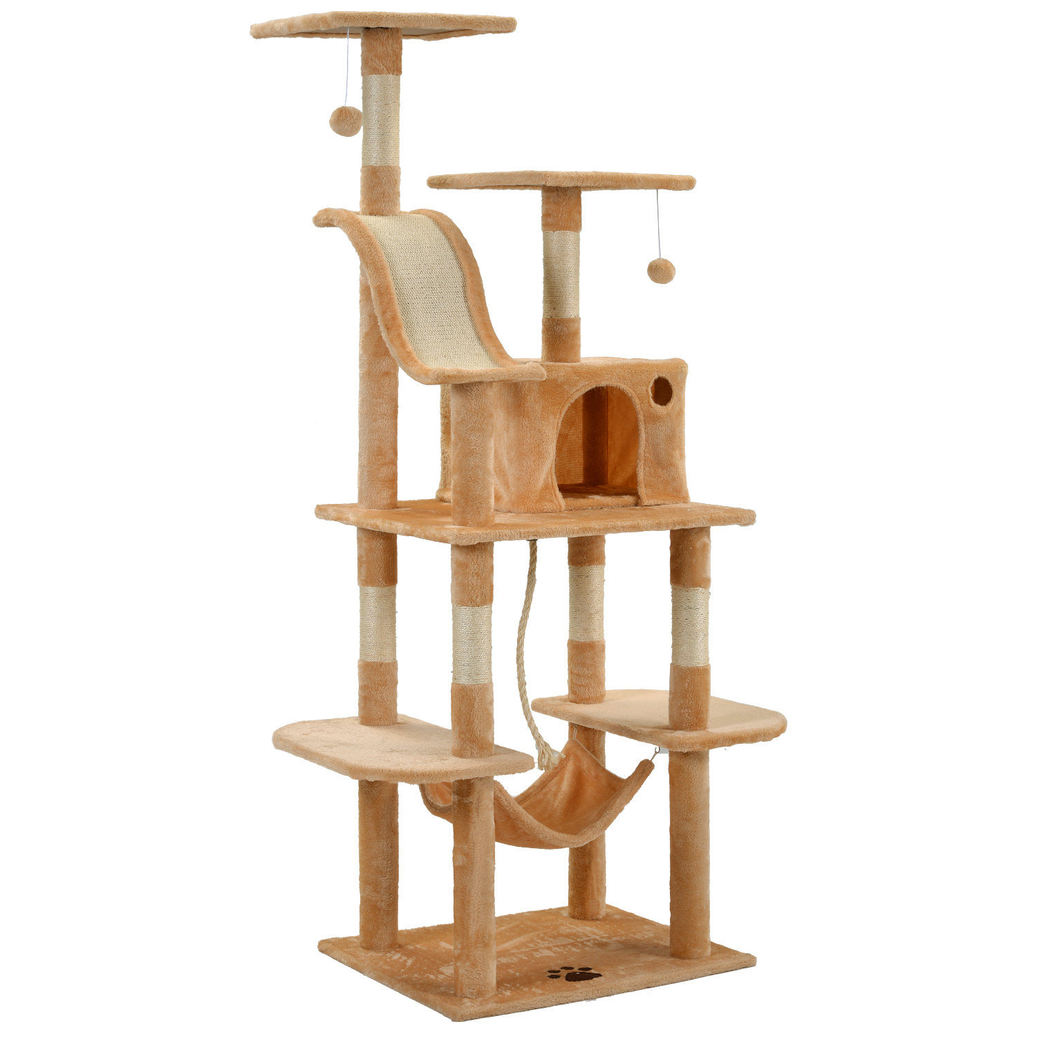 space saving cat tree