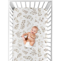 cream crib sheets