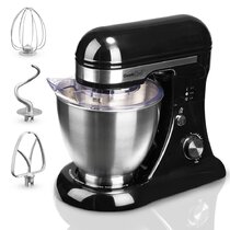 Chefs on Black Quilted Cover KitchenAid Mixer NEW 
