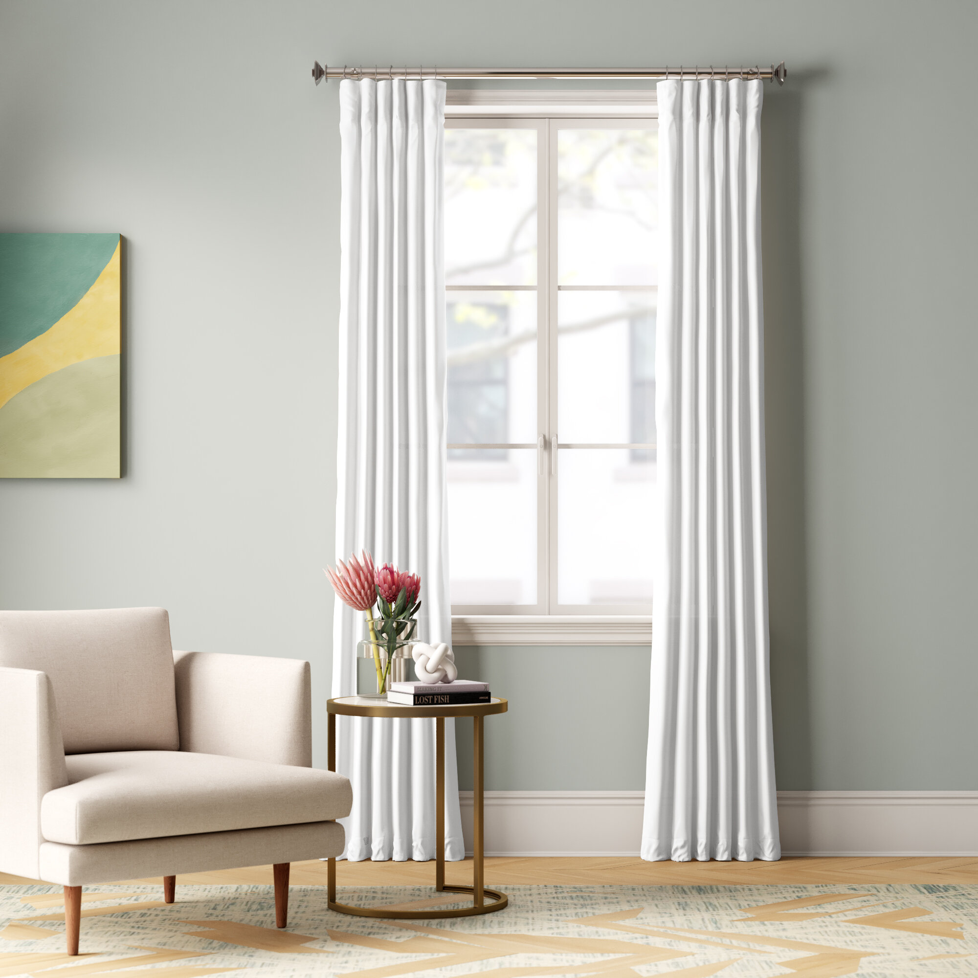 Creola Solid Color Room Darkening Thermal Rod Pocket Single Curtain Panel Reviews Joss Main