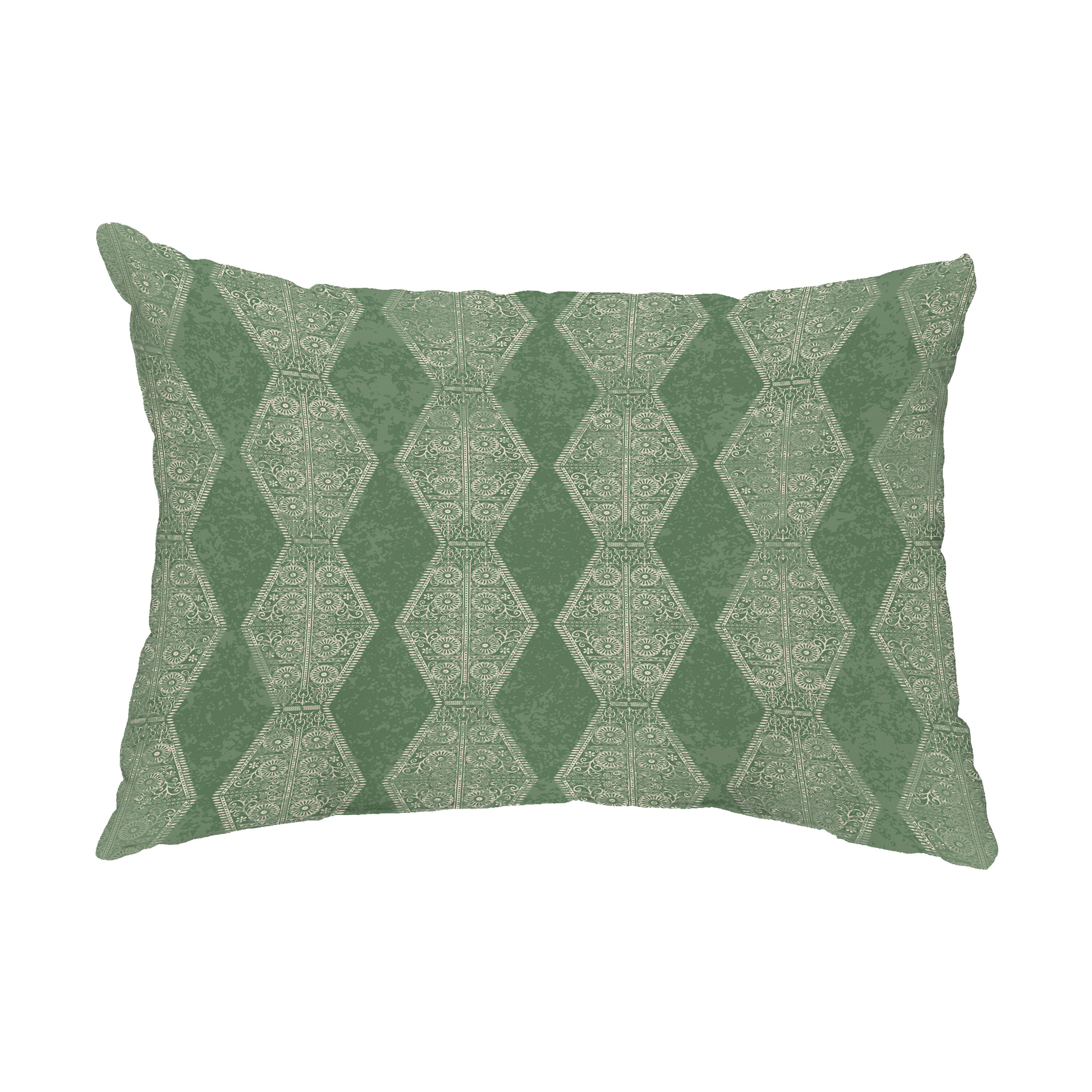 Bungalow Rose Macon Pyramid Stripe Outdoor Rectangular Pillow Cover ...
