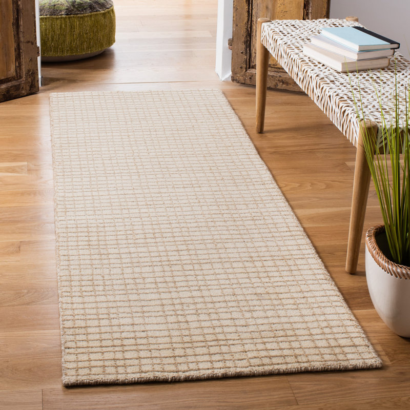 Safavieh Himalayan Geometric Handmade Tufted Wool Beige Area Rug Reviews Wayfair