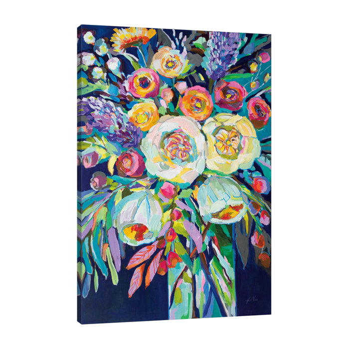 JaxsonRea Lilys Bouquet by Jeanette Vertentes - Wrapped Canvas Painting ...