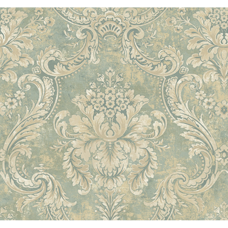 Ophelia Co Ganley Antique Damask 27 L X 27 W Wallpaper Roll