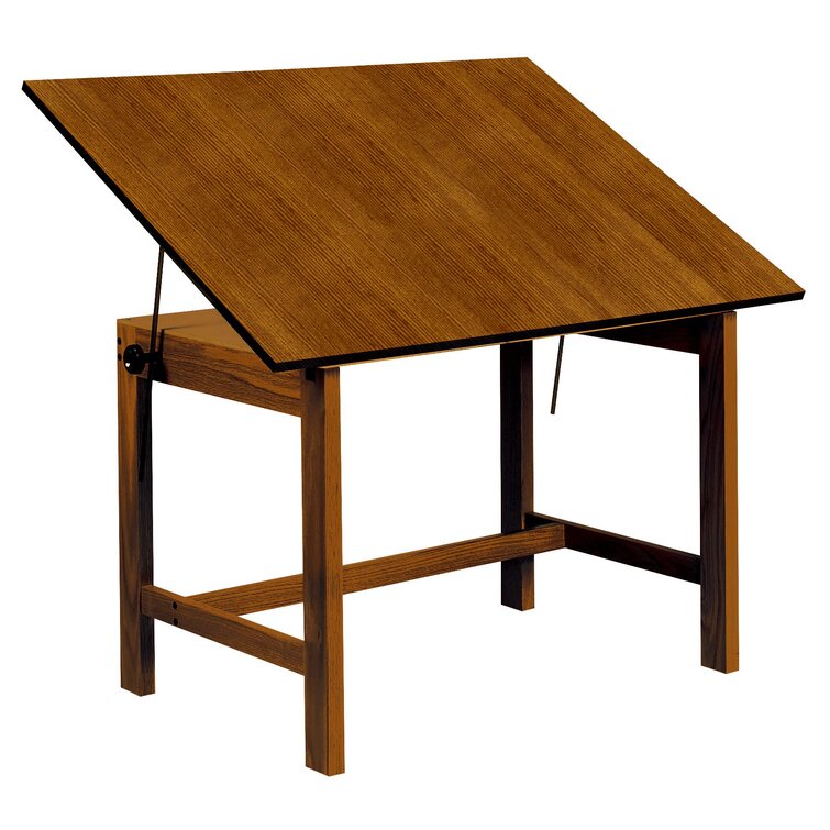 Alvin and Co. Titan Solid Wood Drafting Table | Wayfair