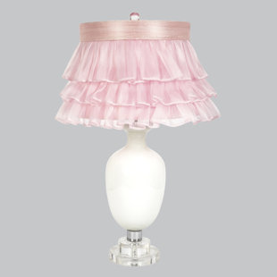 Pink Shade Table Lamps You Ll Love Wayfair Traditional 29 Table Lamp