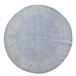 Hand-Knotted Blue/Gray Area Rug