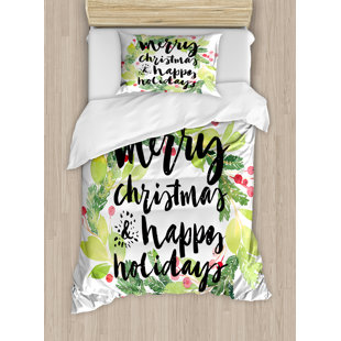 christmas new year and happy holiday rustic wreath berries and evergreen image duvet cover set - Christmas Bedding Holiday Bedding christmas new year and happy holiday rustic wreath berries and evergreen image duvet cover set - Christmas Bedding Holiday Bedding
