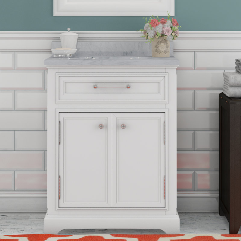 24 White Bathroom Vanity darby home co colchester 24" single sink bathroom vanity set 24 White Bathroom Vanity darby home co colchester 24" single sink bathroom vanity set