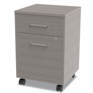 Go to store & view more images Linea Italia Urban Pedestal 2-Drawer Mobile Vertical Filing Cabinet by Tennsco Corp.