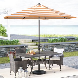 Orange Striped Patio Umbrellas You Ll Love In 2020 Wayfair