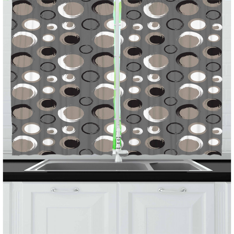 East Urban Home Kitchen Curtains Kitchen Curtain Wayfair