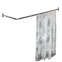 L Shaped Shower Curtain Rods Wayfair Ca L Shaped Shower Curtain Rods Wayfair Ca