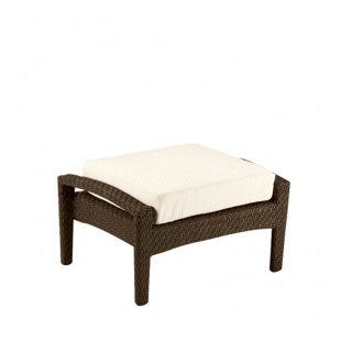 Go to store & view more images Trinidad Ottoman with Cushion by Woodard
