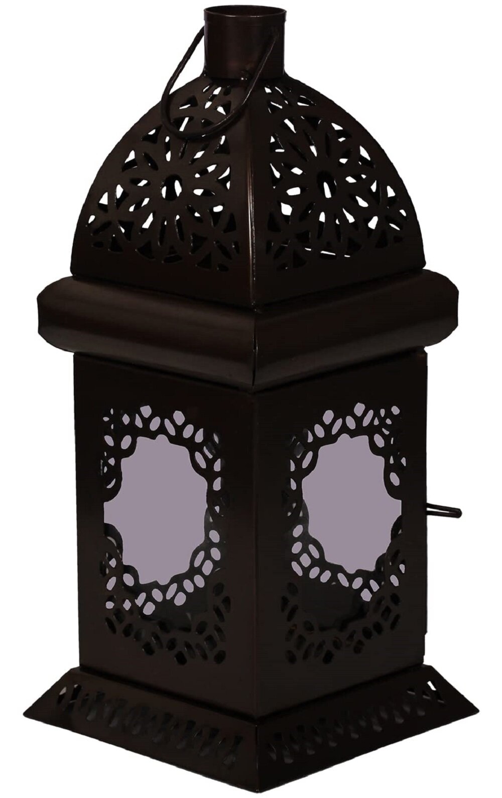 10 Tower Lantern Black Candle Holder Wedding centerpieces 12.8" Tall Set