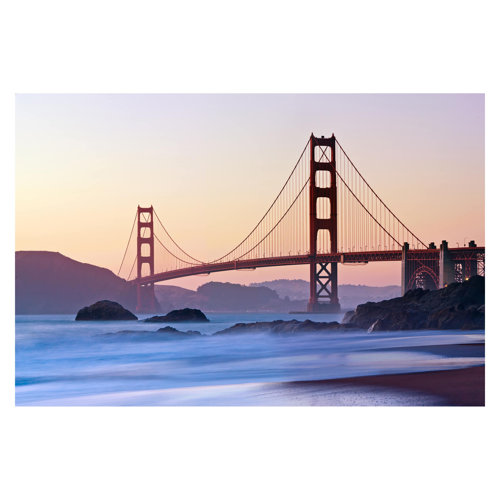 San Francisco Romance 2.9m x 4.32m Textured Matt Peel & Stick Wall Mural East Urban Home