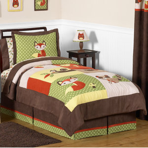 Forest Friends 4 Piece Twin Comforter Set