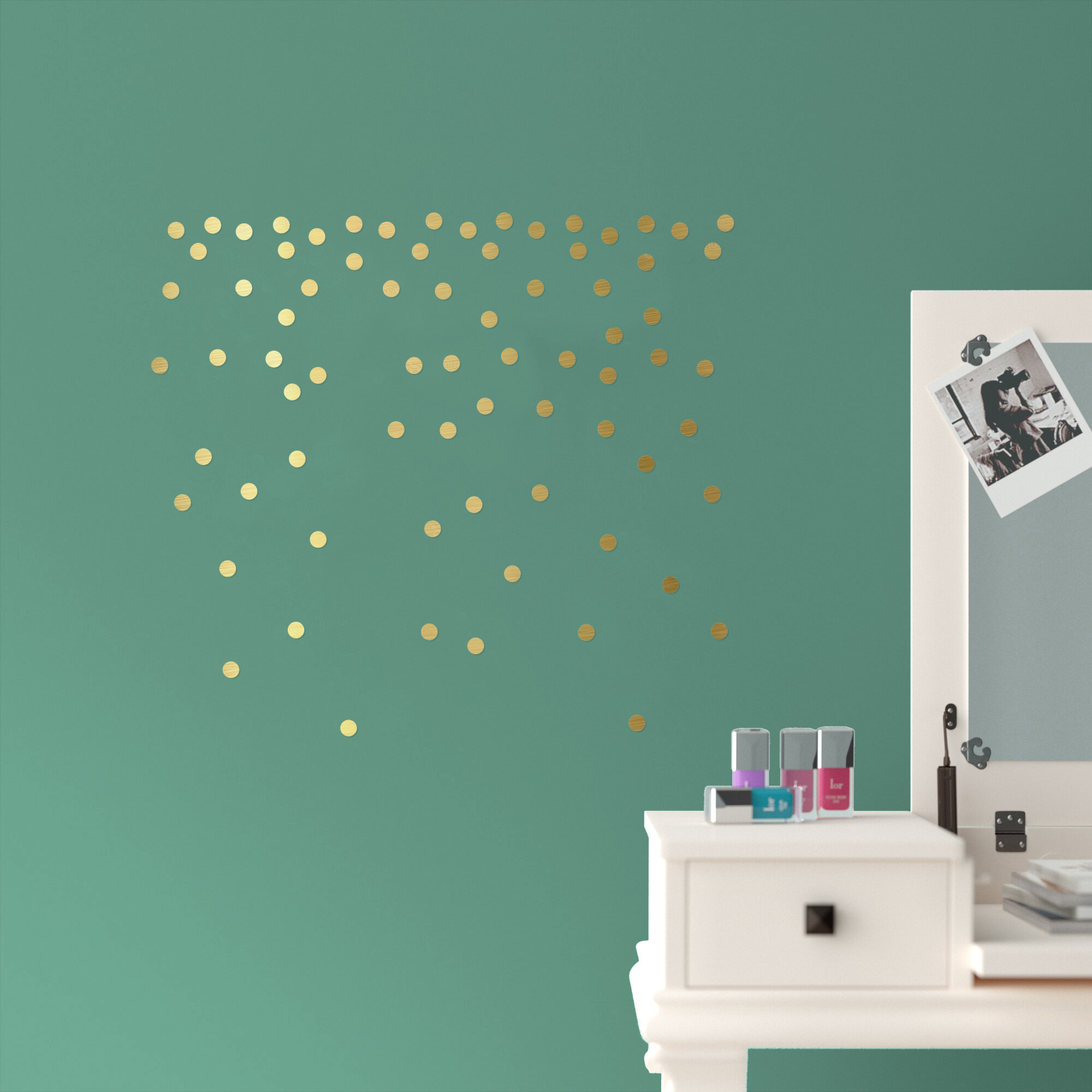 Trule Confetti Dots Peel and Stick Wall Decal Set & Reviews Wayfair