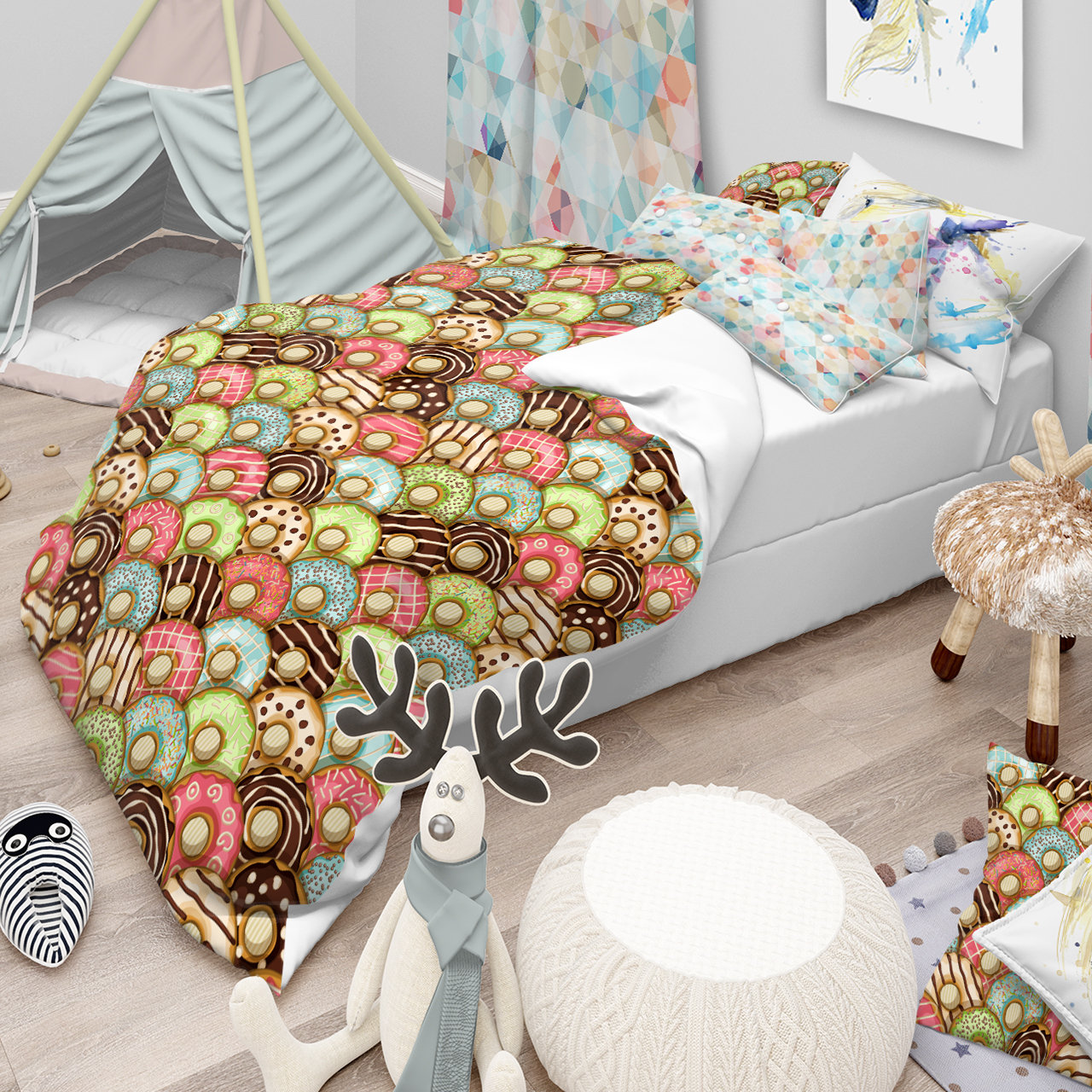 kids duvet and pillow set