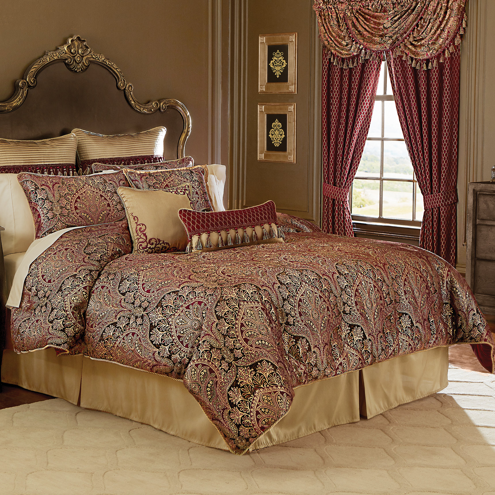 Croscill Roena 4 Piece Comforter Set Reviews Wayfair