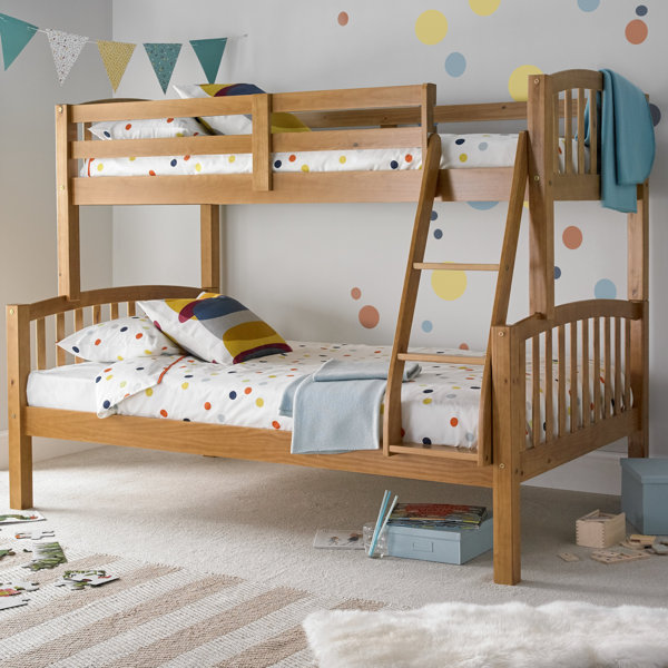 Viv Rae Aaliyah Triple Sleeper Bunk Bed With Mattresses Wayfair Viv Rae Aaliyah Triple Sleeper Bunk Bed With Mattresses Wayfair Co Uk