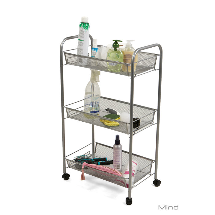 Mind Reader 3 Tier Mobile Office Utility Cart Reviews Wayfair Ca 3 Tier Mobile Office Utility Cart